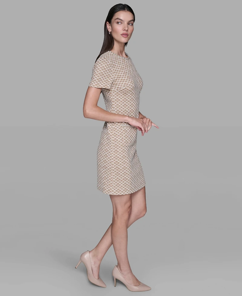 Karl Lagerfeld Paris Women's Crewneck Dress