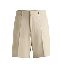 Boss by Hugo Men's Stretch Tweed Formal Shorts