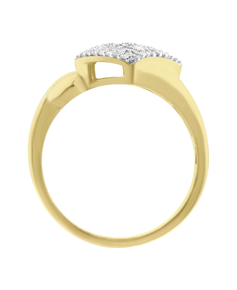 Macy's White Diamond Ring (1/4 ct. t.w.) in 14K Yellow Gold