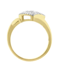 Macy's White Diamond Ring (1/4 ct. t.w.) in 14K Yellow Gold