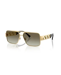 Versace Men's Rectangle Sunglasses