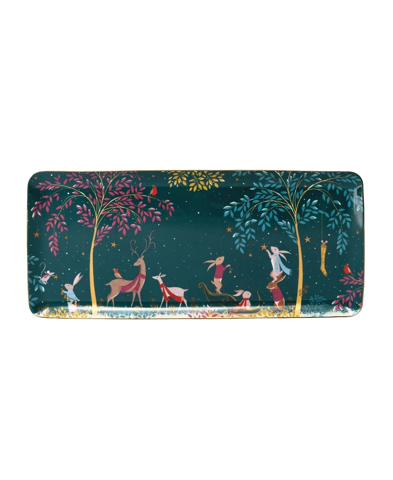 Portmeirion Sara Miller Woodland Tales Deer Robin Sandwich Tray