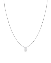 Macy's Diamond Pendant Necklace (1/4 ct. t.w.) in Sterling Silver