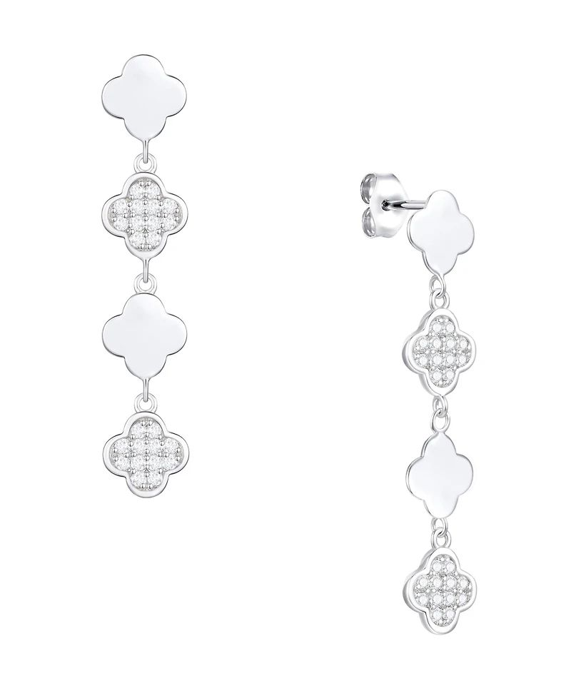 Macy's Diamond Drop Earrings (1/4 ct. t.w.) in Sterling Silver
