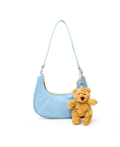Omi Gems Teddy Bear Charm Shoulder Handbag