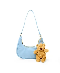 Omi Gems Teddy Bear Charm Shoulder Handbag