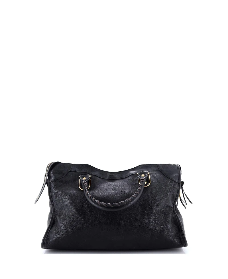 Pre-Owned Balenciaga Medium City Classic Metallic Edge Bag Leather