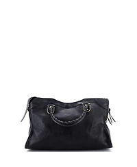 Pre-Owned Balenciaga Medium City Classic Metallic Edge Bag Leather