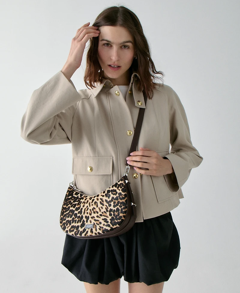 kate spade new york Liv Downtown Leopard Convertible Shoulder Bag