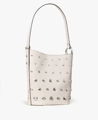 kate spade new york Halo Studded Fine Grain Leather Bucket Bag