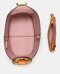 kate spade new york Halo Fine Grain Leather Mini Bucket