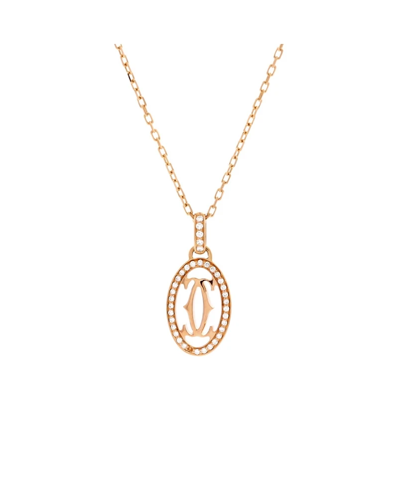 Pre-Owned Cartier Double C de Cartier Pendant Necklace