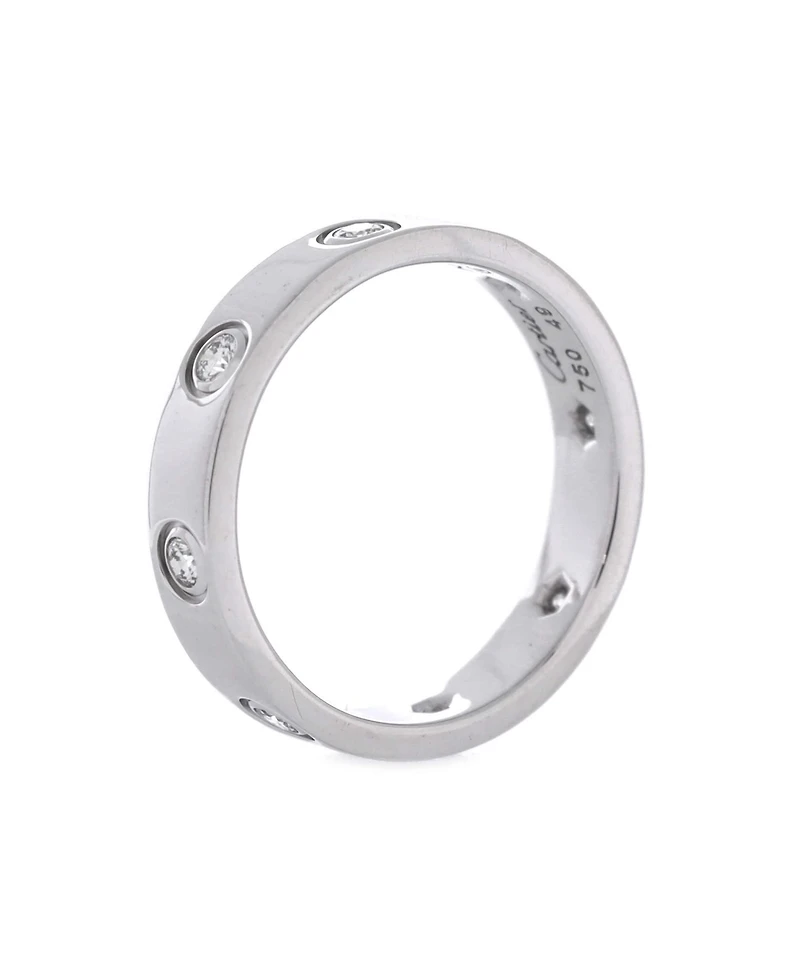 Pre-Owned Cartier Love Wedding Band 8 Diamonds Ring