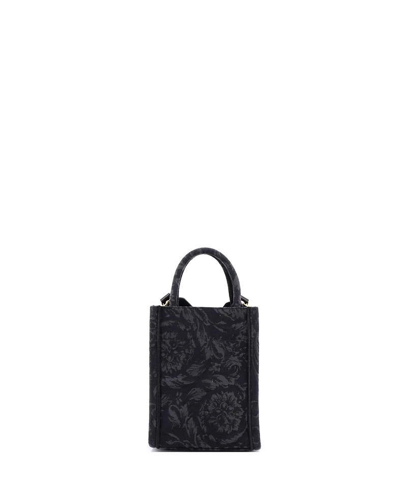 Pre-Owned Versace Mini Athena Tote Barocco Jacquard