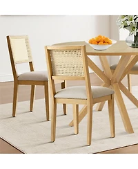 Maison Boucle 5-Piece Round Dining Set for Small Kitchen or Dining Room