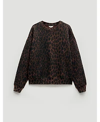 Hush Women's Leopard Print Sweatshirt