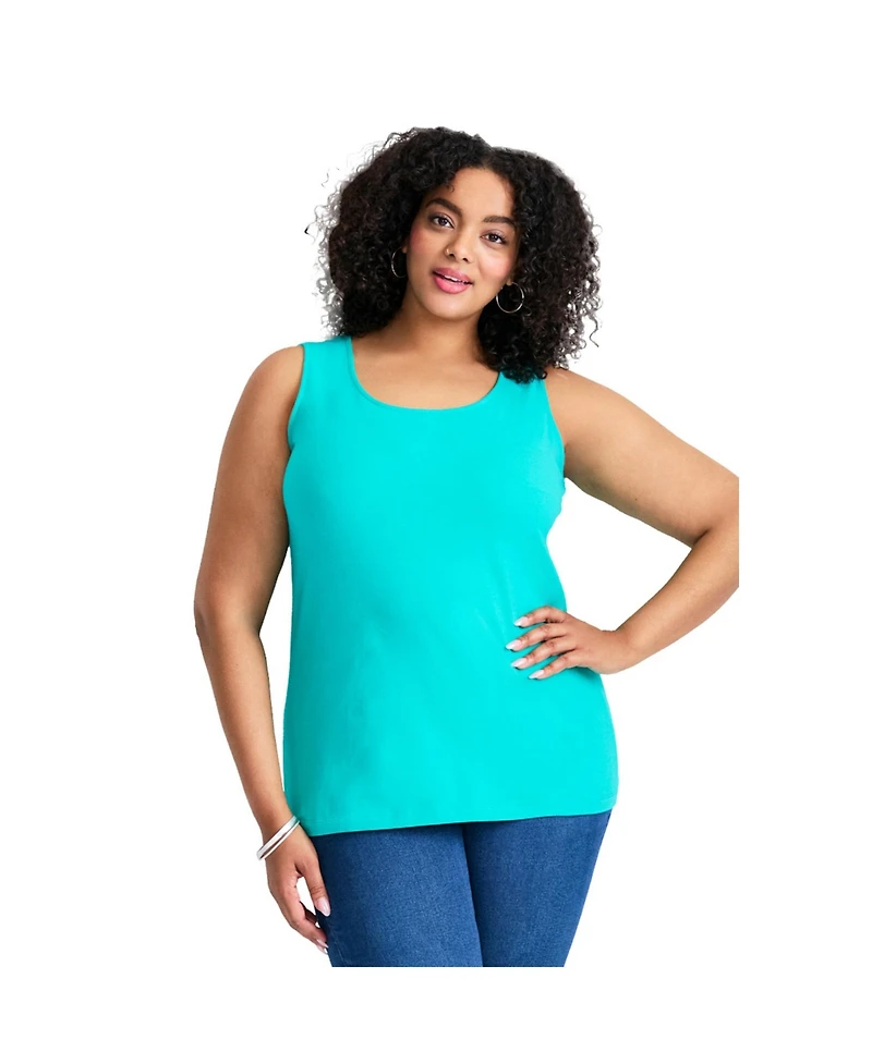 Avenue Women's Plus Basic Layering Tank