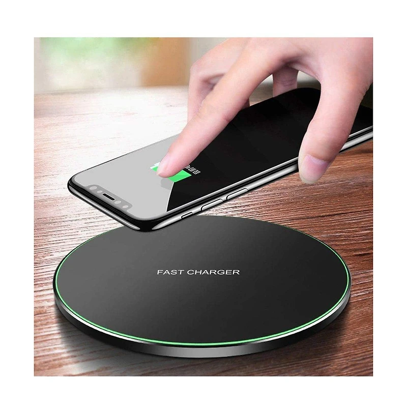 Risokeys Fast Wireless Charger 15W, Charging Pad Compatible with iPhone 13/12/12 Pro Max/11/Xr/X, Samsung Galaxy S21/S20 Ultra/S10/S9