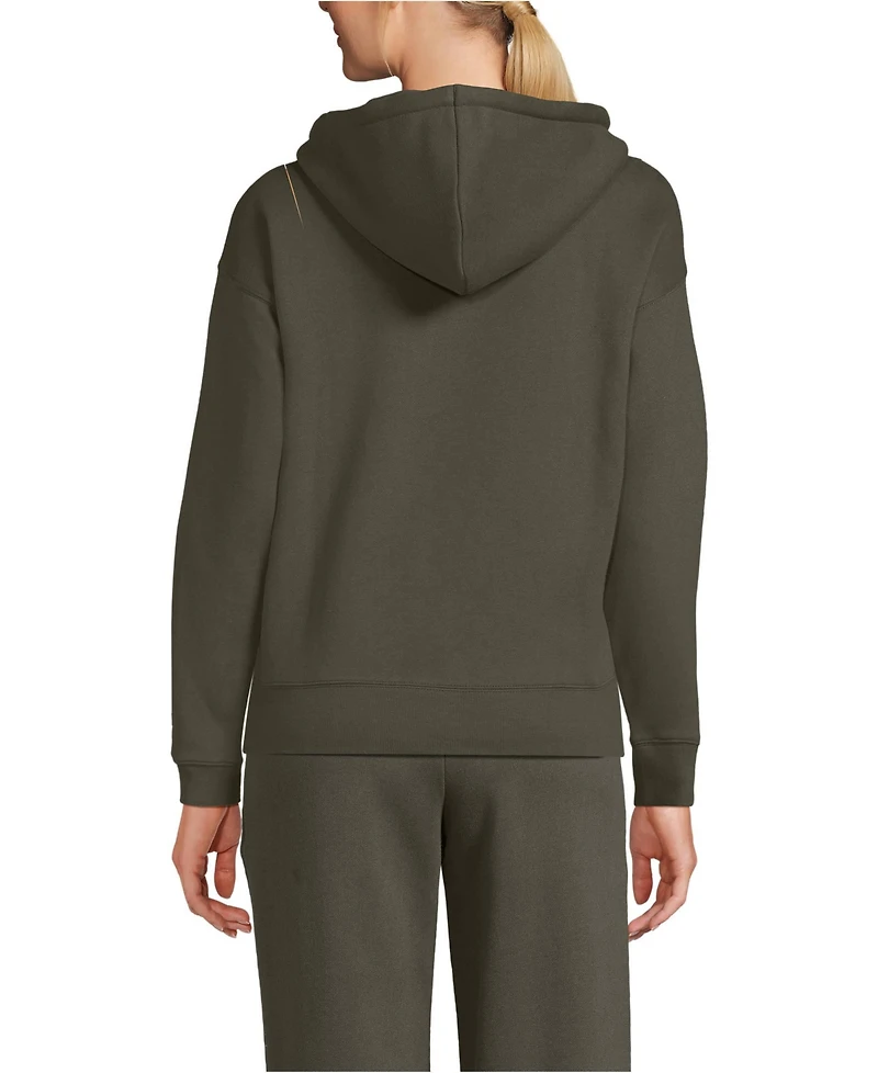 Lands' End Women's Serious Sweats Hooded Sweatshirt