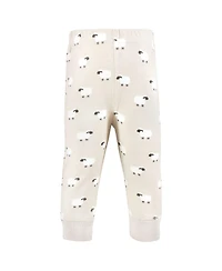 Hudson Baby Baby Boys Hudson Cotton Pants and Leggings, Taupe Sheep