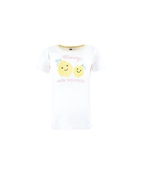 Hudson Baby Infant Girls Cotton Pajama Set, Mint Lemon, 6 Years