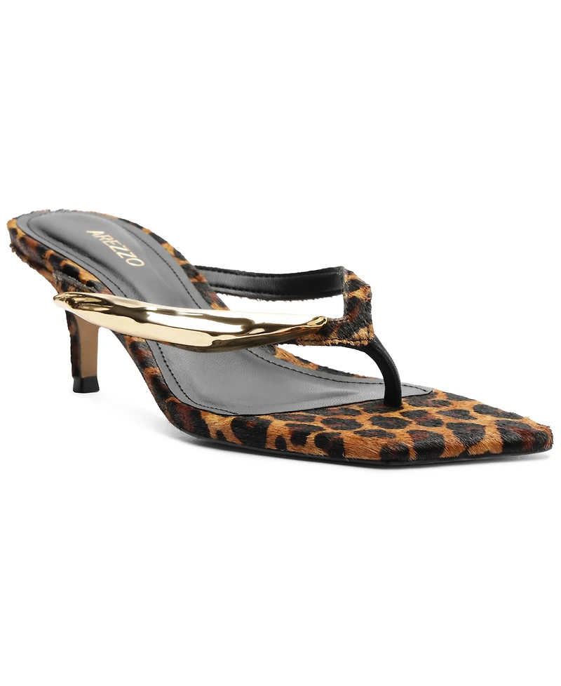 Arezzo Women's Gracey Mid Stiletto Heel Sandals