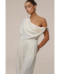 Jluxlabel Women's Gleam and Glow Satin Top