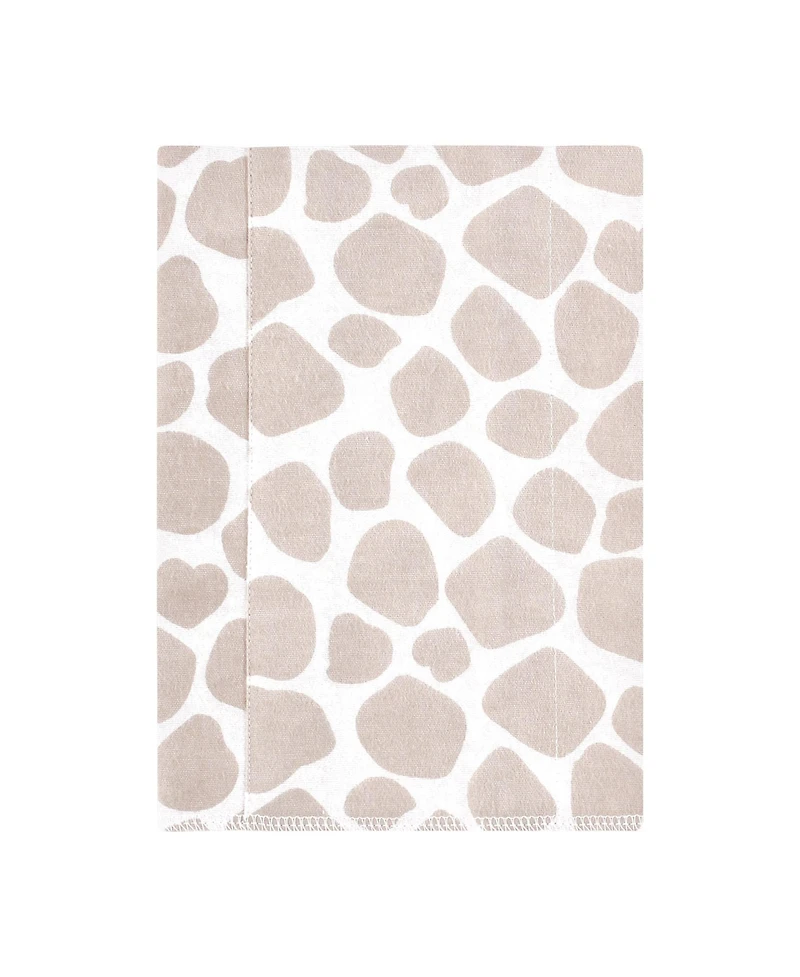 Hudson Baby Cotton Flannel Burp Cloths -Pack, Modern Safari Friends
