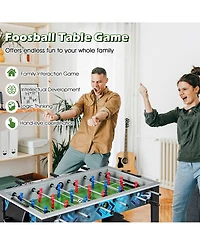 Sugift Stable Soccer Table Game with 2 Footballs for All Ages