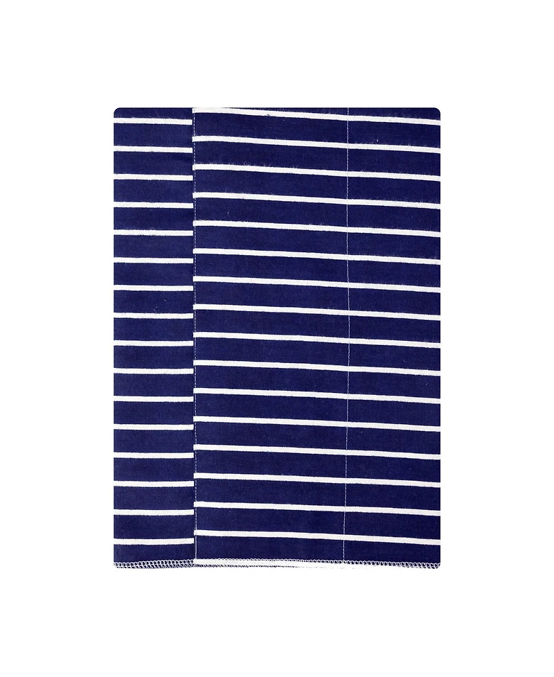 Hudson Baby Infant Boys Cotton Flannel Burp Cloths 4-Pack, Born To Fly, One Size