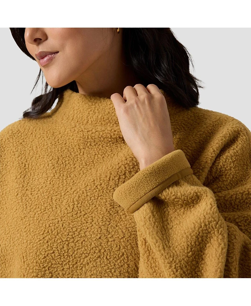 Backcountry Women's Wander Pile-Fleece Mock-Neck Top Pullover Fleece