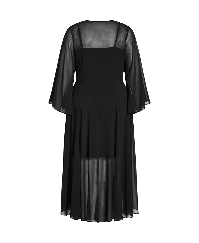 City Chic Plus Fleetwood Maxi Dress