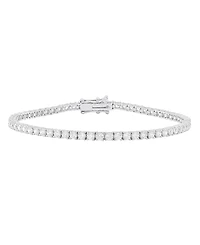 Macy's Diamond Four Prong Tennis Bracelet (4 ct. t.w.) in 14K White Gold