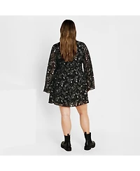 City Chic Plus Size Emmie Print Dress