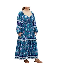City Chic Women's Plus Jayla Border Dress