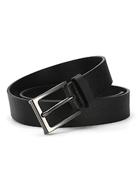 Ted Baker Men's All-Over Logo "T" Leather Belt