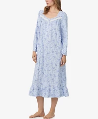Eileen West Women's Long Sleeve Nightgown