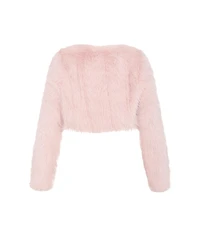 City Chic Women's Angelica Faux Fur Crop Jacket