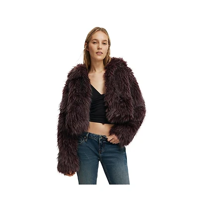 Cotton On Women's Gigi Faux Fur Jacket