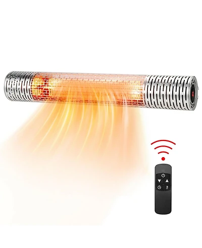 Sugift 1500W Indoorand Outdoor Electric Heater with 2 Power Settings