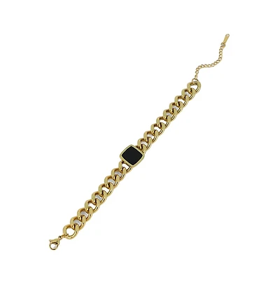 Women's The QuadBlock-Link Chain Bracelet - California Gold