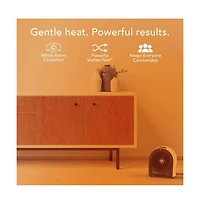 Velocity 5R Plus Whole Room Space Heater with Advanced Safety Features - White and Black