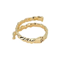 Women's The Crumple-Wrap Cuff Bracelet - California Gold