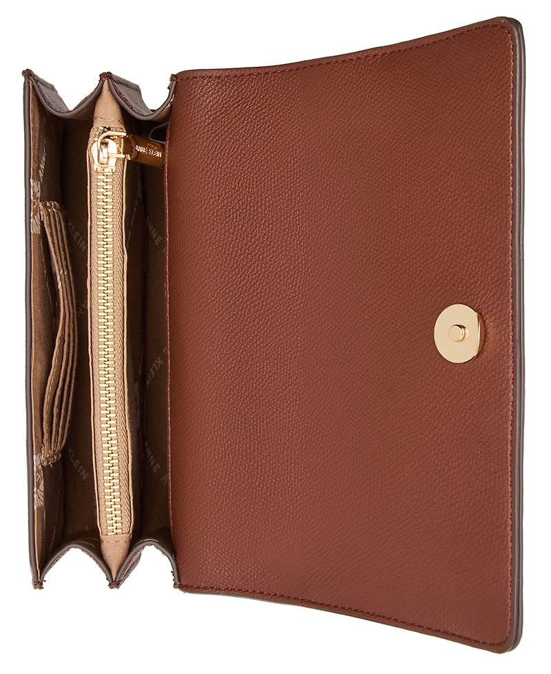 Anne Klein Covered Buckle Small Crossbody Bag