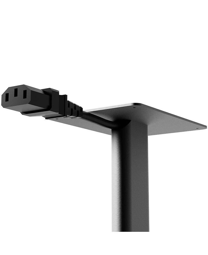 Kanto Sph Universal Height Adjustable Bookshelf Speaker Stands - Pair (Black)