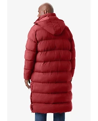 KingSize Big & Tall Long Quilted Puffer Coat