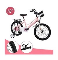 Artudatech 18" Kids Bike for Boys and Girls with auxiliary wheels & Rack