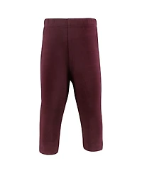 Hudson Baby Toddler Girls Cotton Pants and Leggings, Fall Botanical