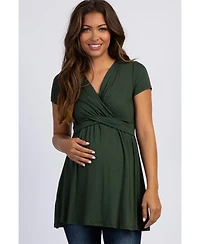 Pinkblush Maternity Draped Front Nursing Top