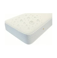 L.a. Baby Naturally Superior 2-in-1 Dual Sided Spring Crib & Toddler Mattress with Cotton Layers & Waterproof Cover